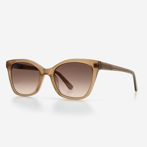 Angular Cat Eye Acetate Women's Sunglasses 21A8037
